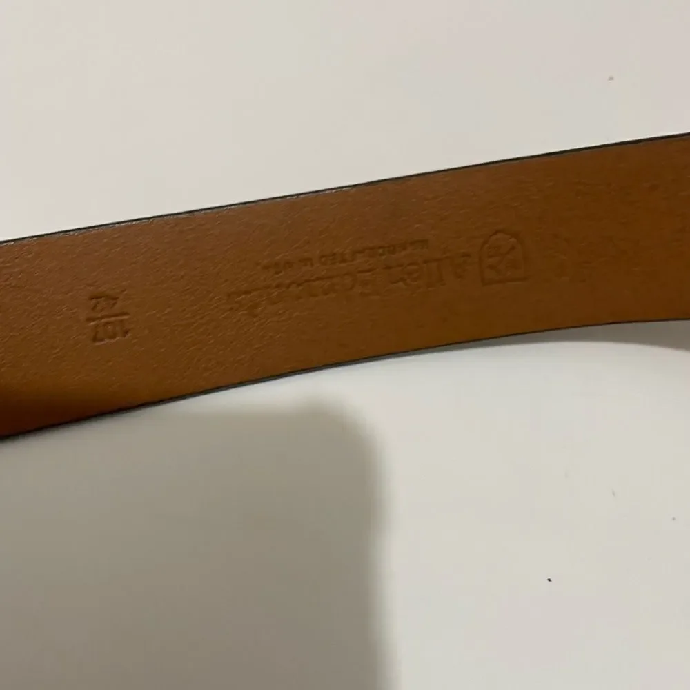 COPY - Allen Edmonds men’s brown Calf Belt handcrafted in USA
